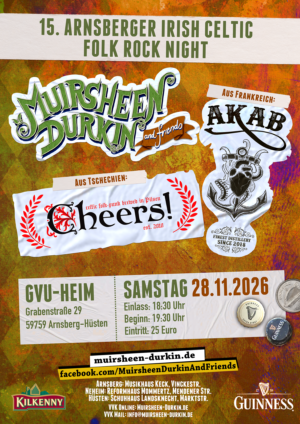 Poster 15. Irish Night Arnsberg